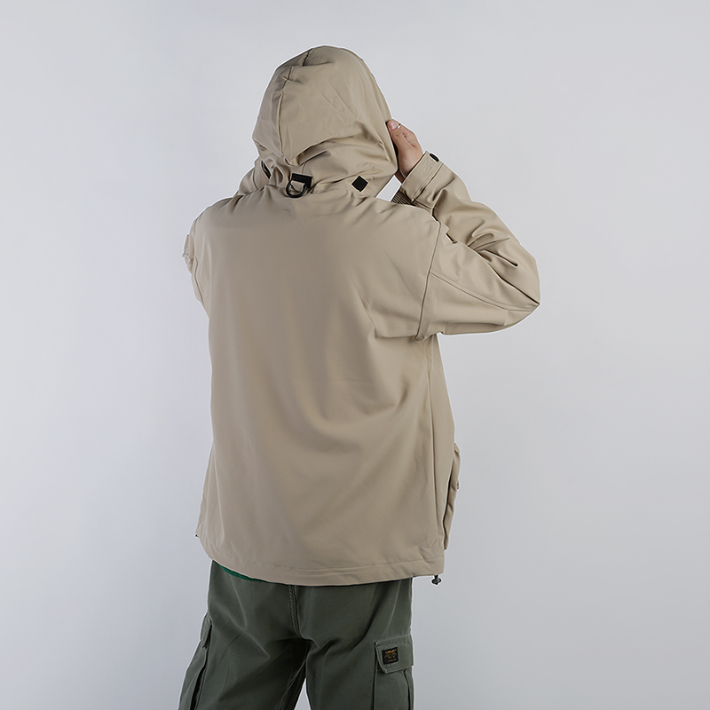 мужская бежевая куртка Carhartt WIP Elmwood Jacket I026022-wall - цена, описание, фото 7